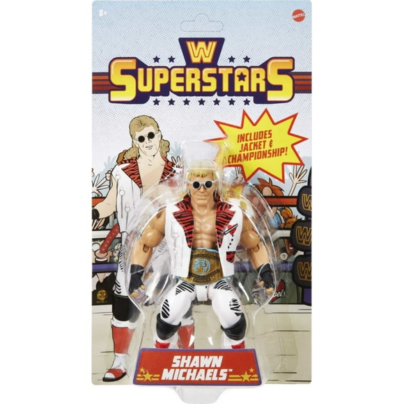 WWE Superstars Shawn Michaels Action Figure NEW WWF WCW Wrestler Heart Break Kid - Picture 1 of 6